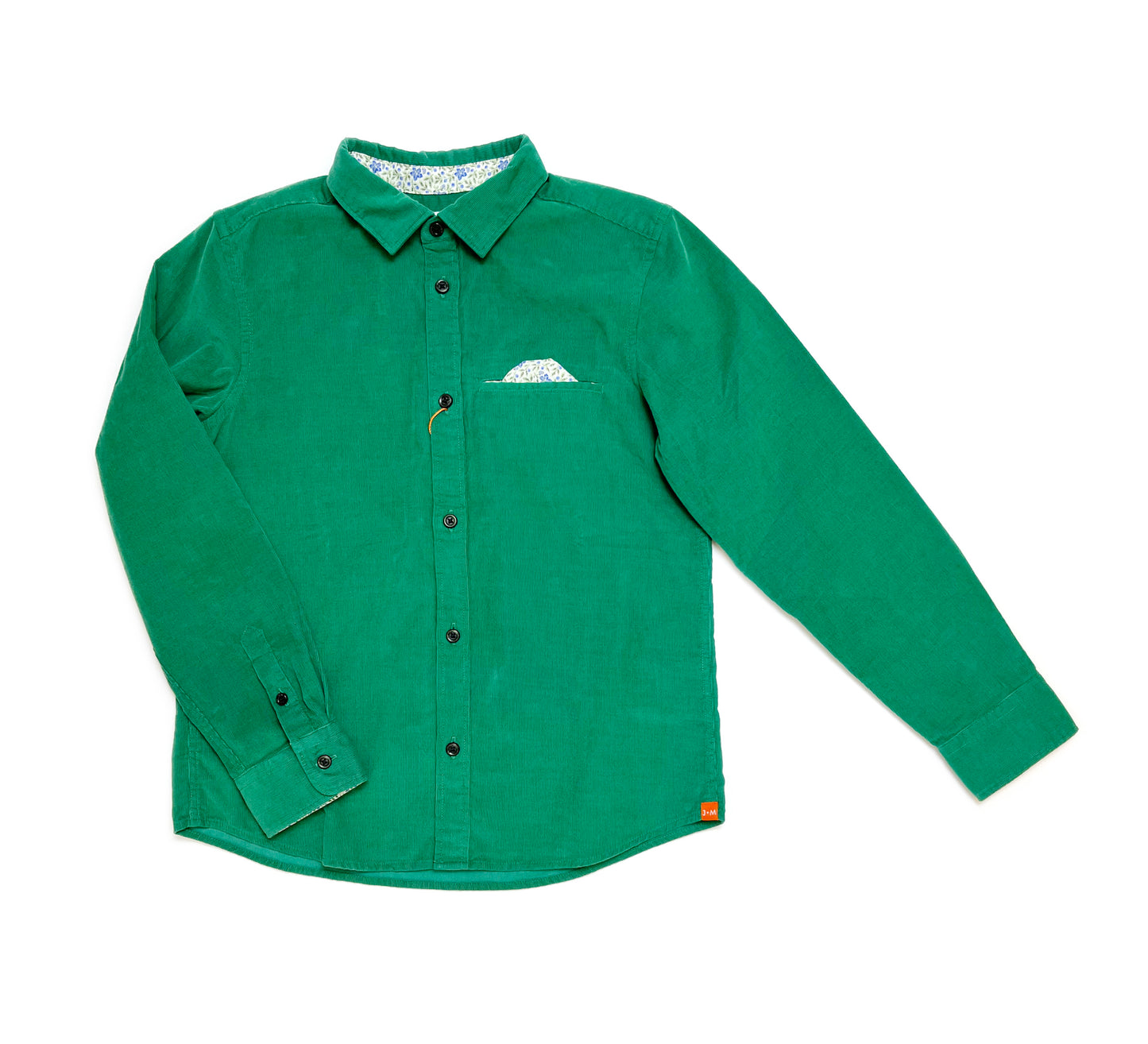 Boy's FW LS Spread Collar Cordurory Shirt