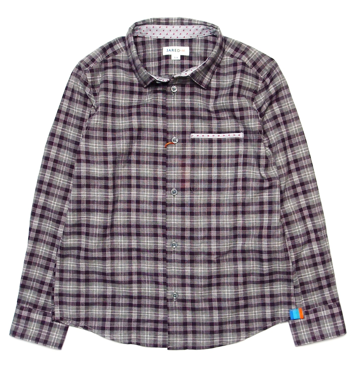 Boy's FW LS Spread Collar with Chest Pocket Shirt