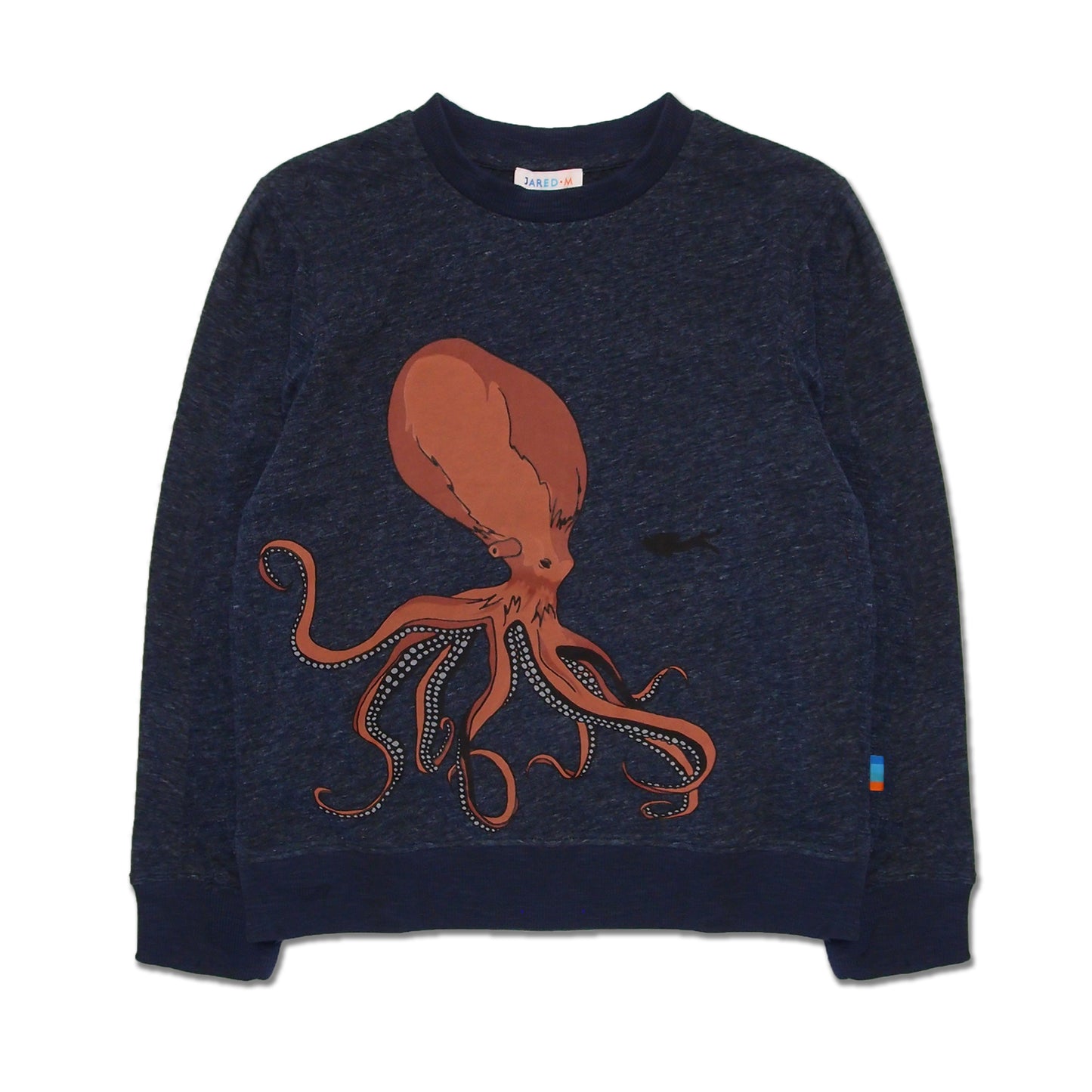 Boy's FW LS Knit Crew Neck with Octopus Print Tee