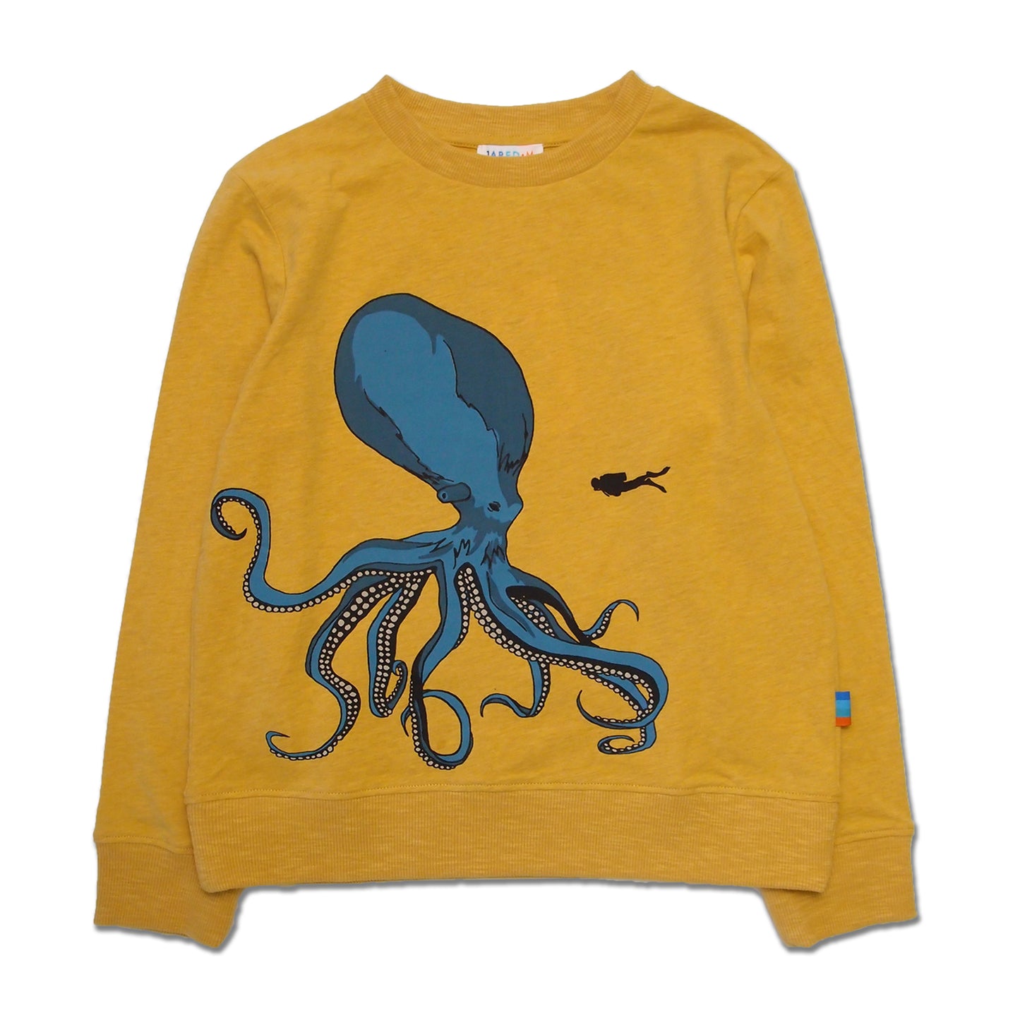 Boy's FW LS Knit Crew Neck with Octopus Print Tee