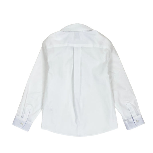 Boys NOS LS Spread Collar Basic Shirt - Solid