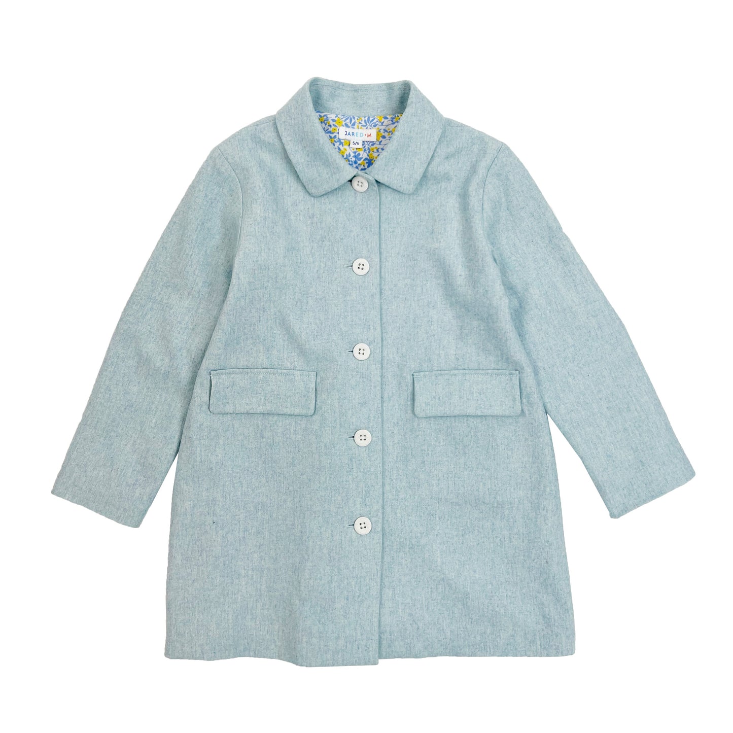 Girl's Peter Pan Collar Coat