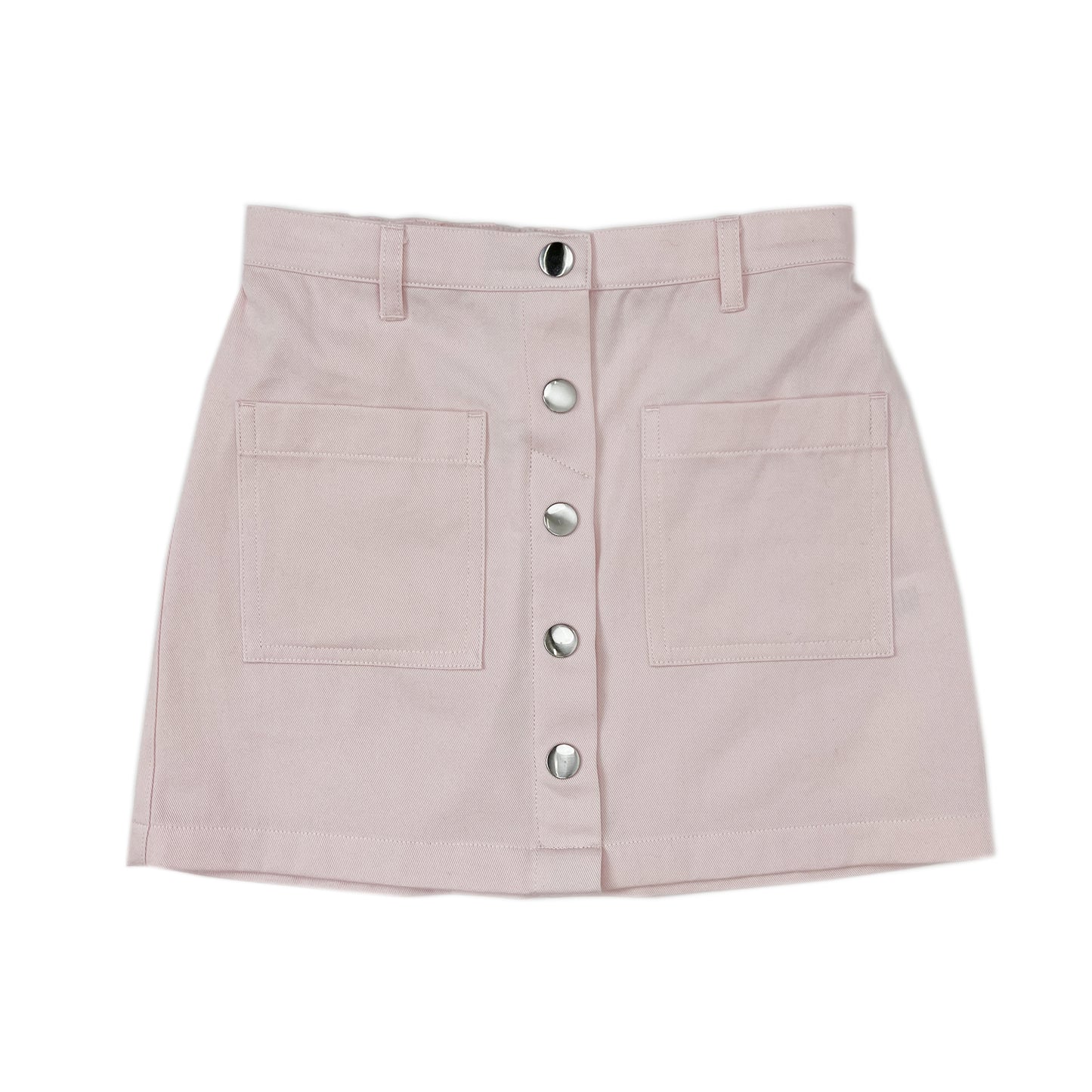Girl's Twill Front button Skirt