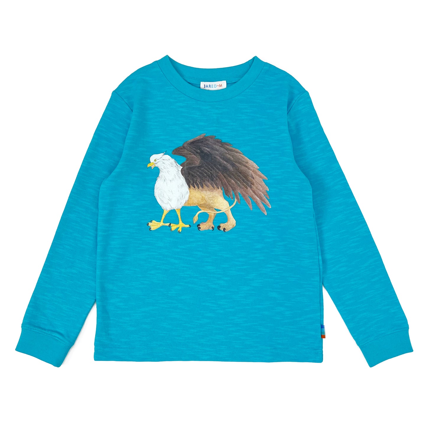 Boy's LS Knit Crew Neck Griffin Print Tee