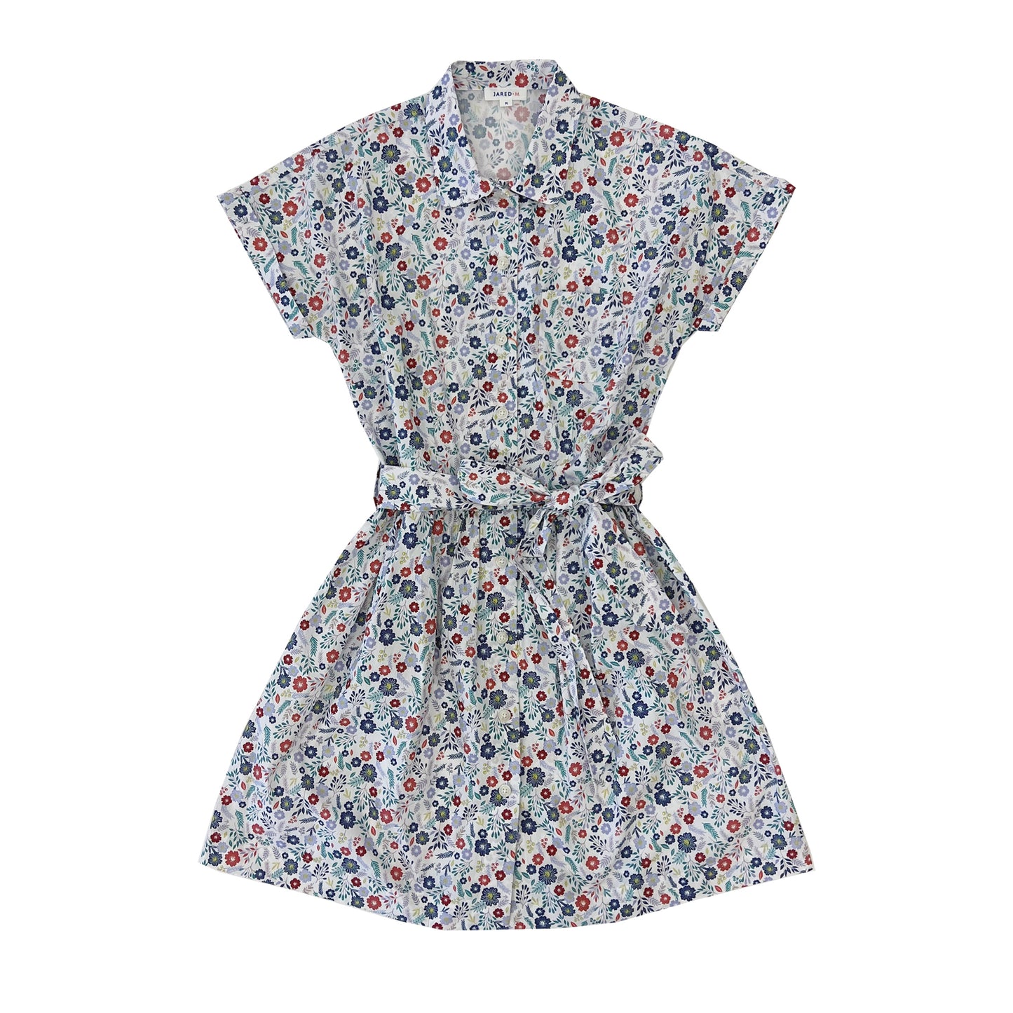 Ladies Floral Shirt Dress
