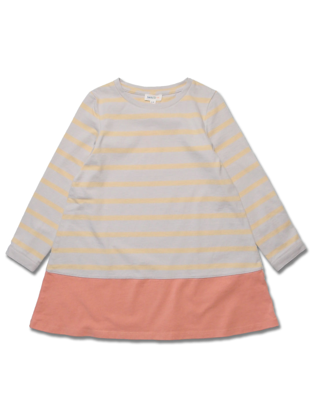 Girl A Line Contrast Detail Dress