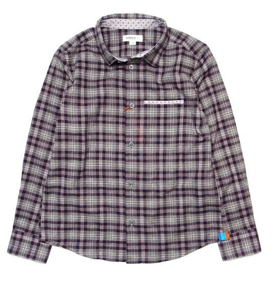 Boy's FW LS Spread Collar with Chest Pocket Shirt