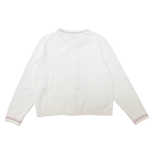 Girl's NOS LS Cotton cardigan