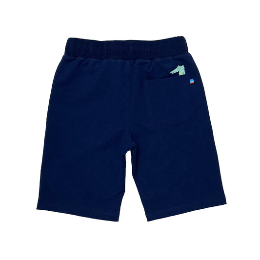 Boy's Knit Pull on shorts with Crocodile and Bear Print