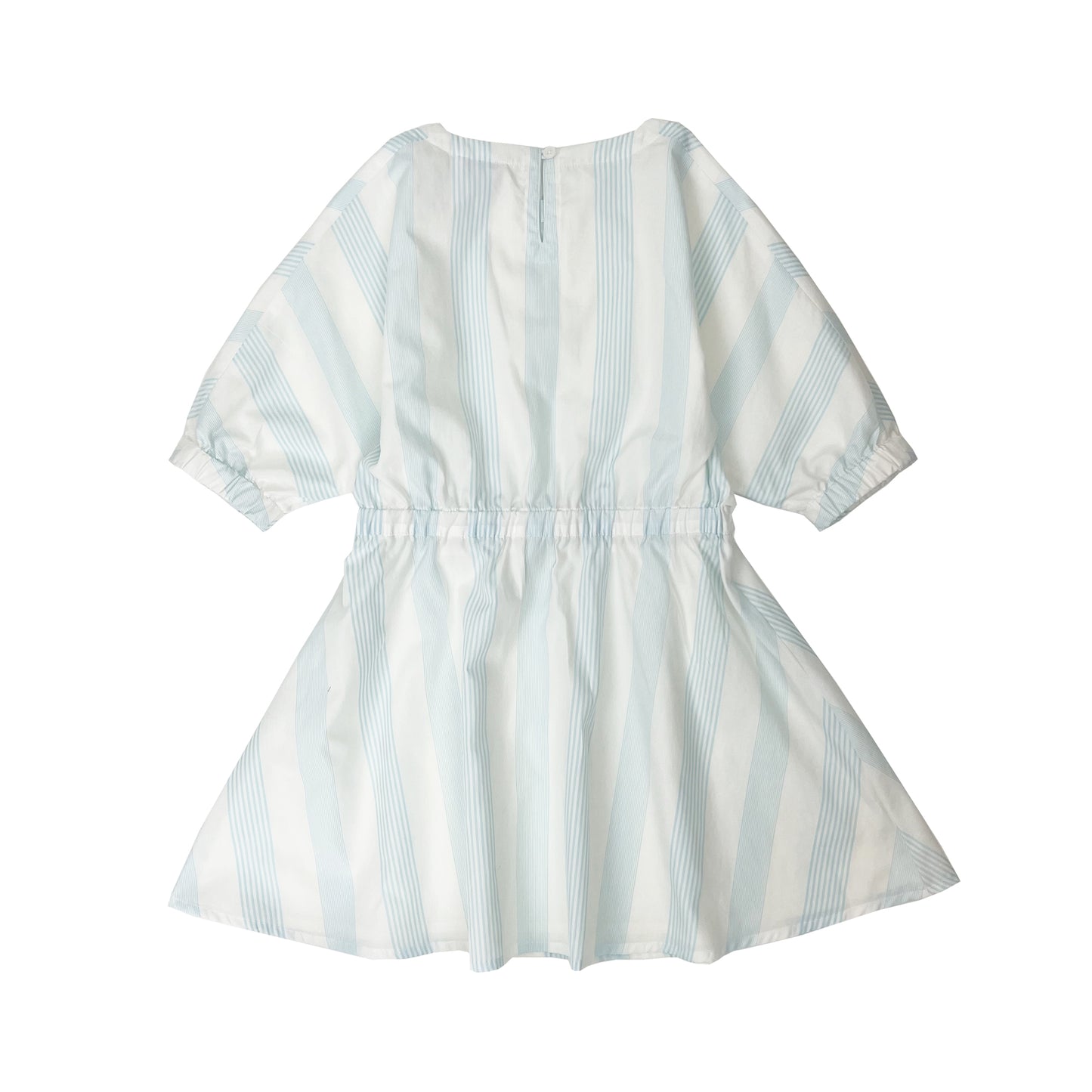 Girl's 3/4 Sleeve Stripe Dress