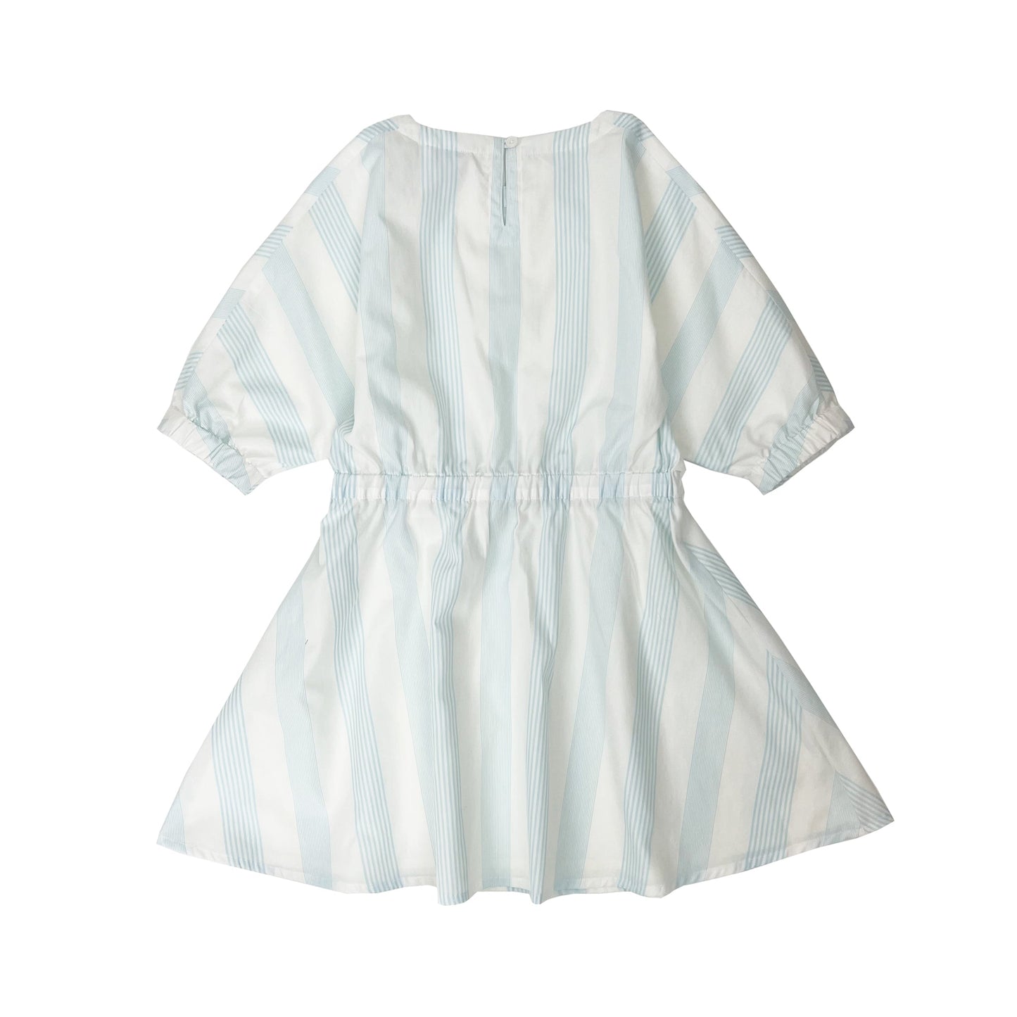 Girl's 3/4 Sleeve Stripe Dress