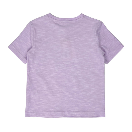 Girl's SS Crew Neck Dandelion Butterflies and Cat Tee