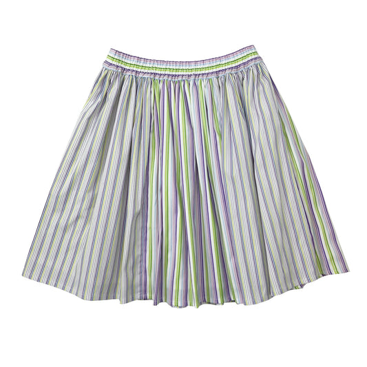 Girl's stripe 6-panel skirt