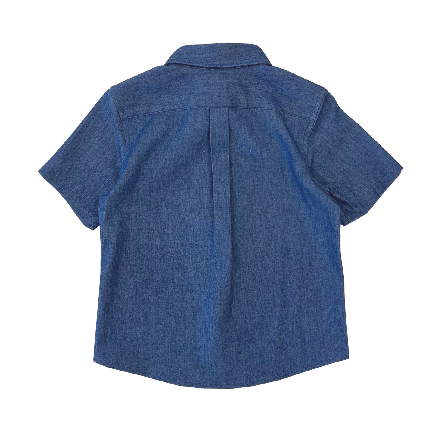 Boy's SS Spread Collar Patchwork shirt