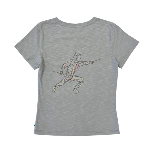 Ladies SS Crew Neck Fencing Tee