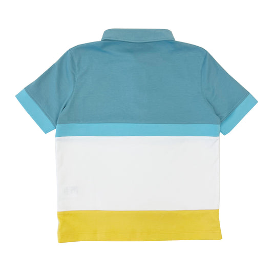 Boy's SS Color Block Polo