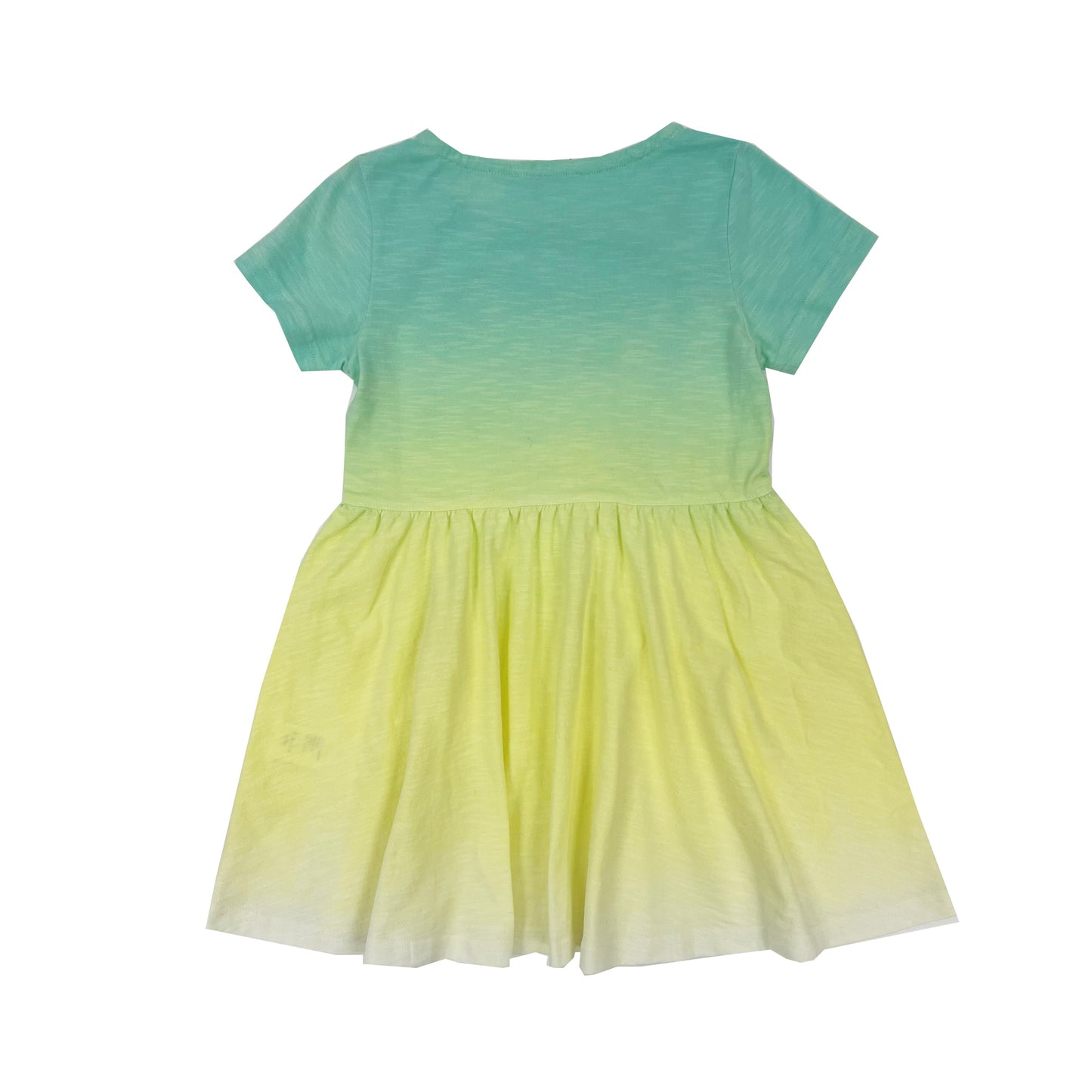 Girl's SS Knit Dip dye Dress
