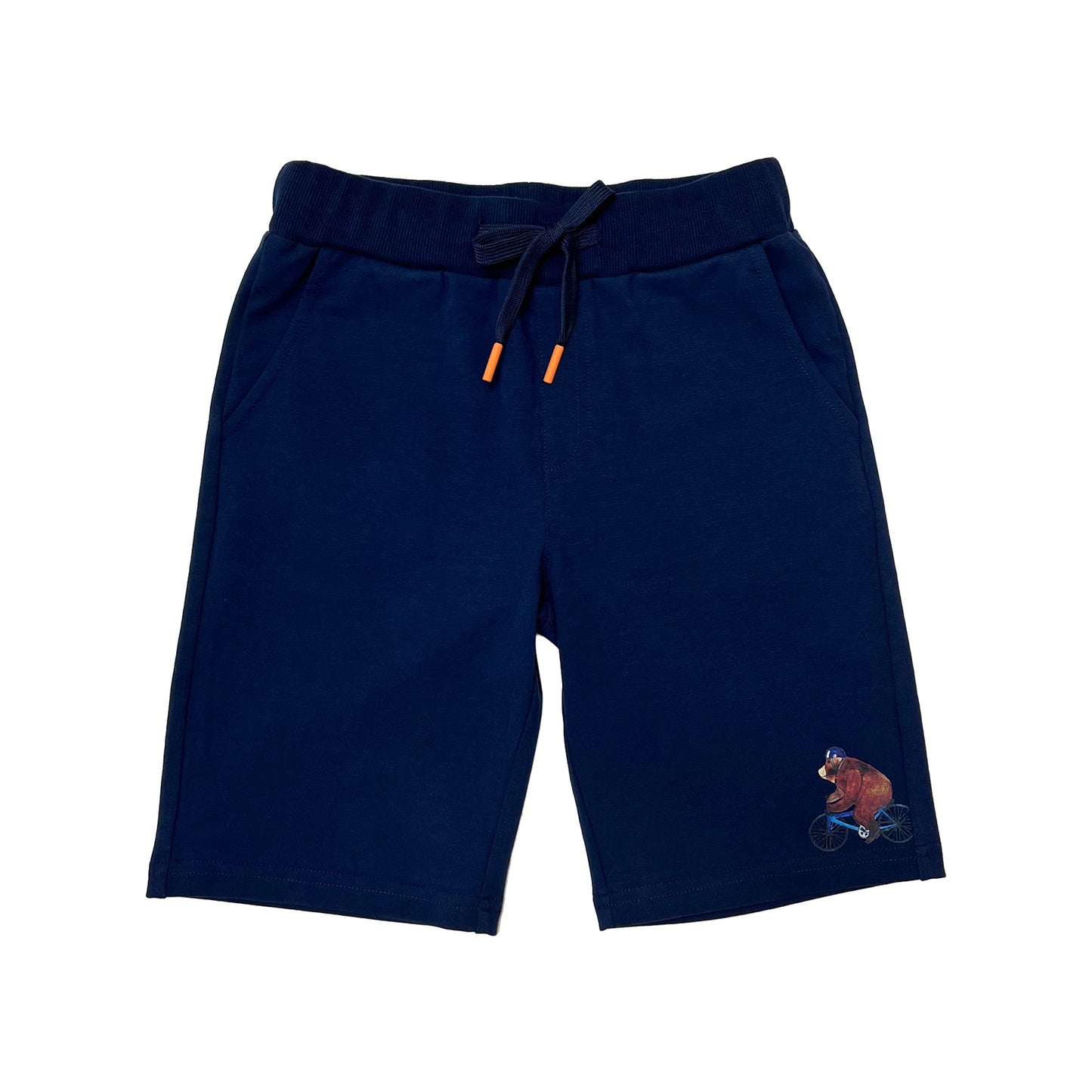 Boy's Knit Pull on shorts with Crocodile and Bear Print