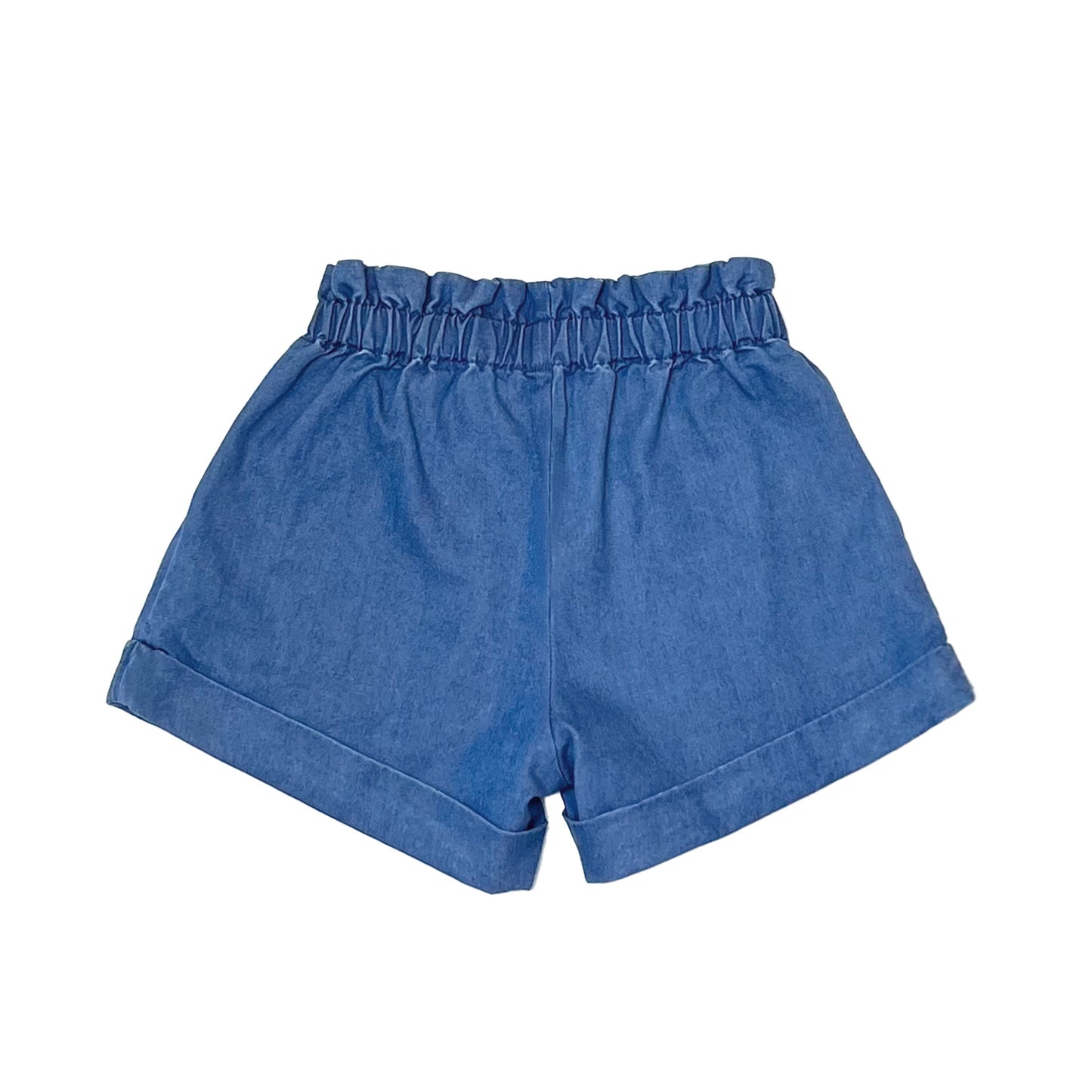 Girl's Indigo Pull On Shorts