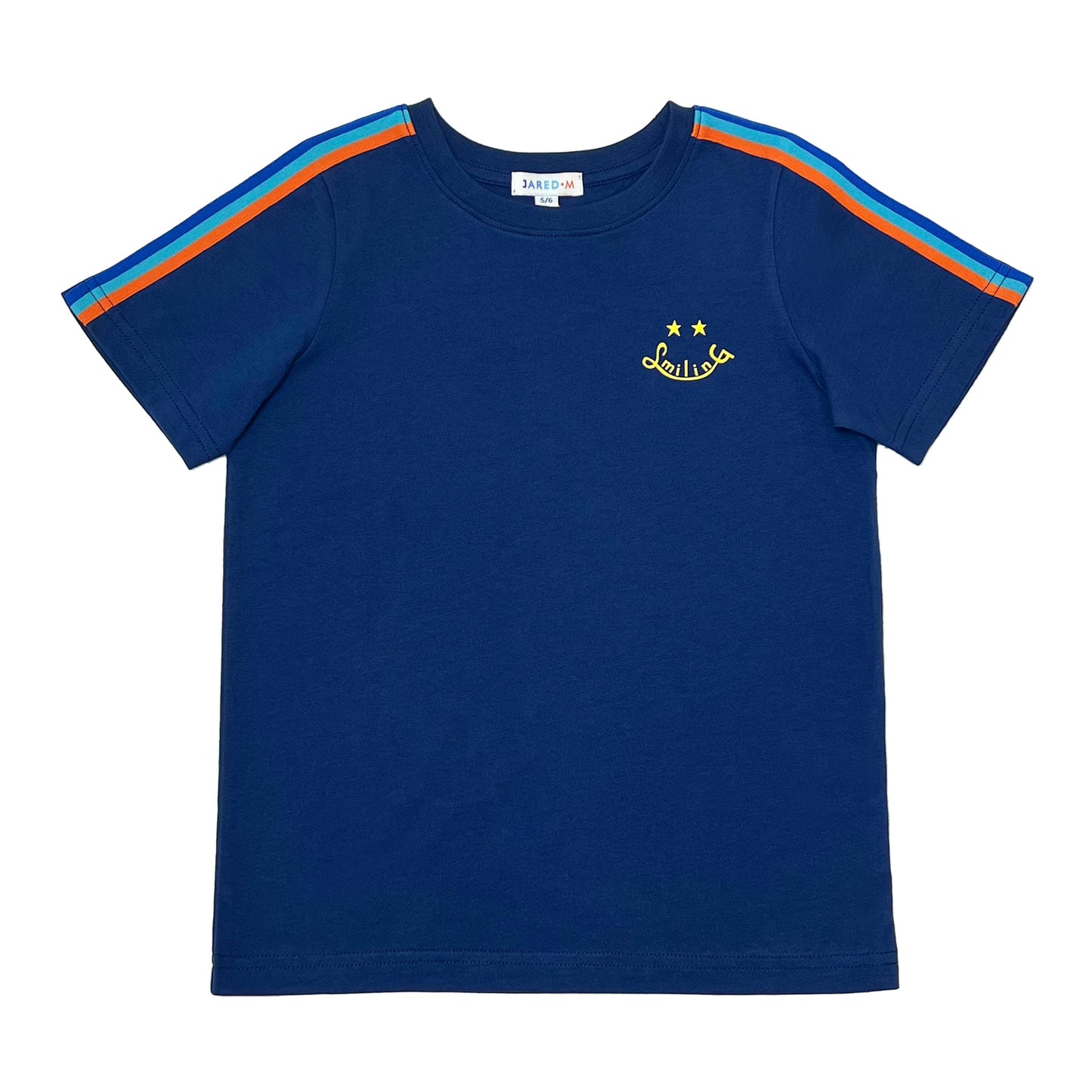 Boy's SS Crew Neck Tee with Smiling Print