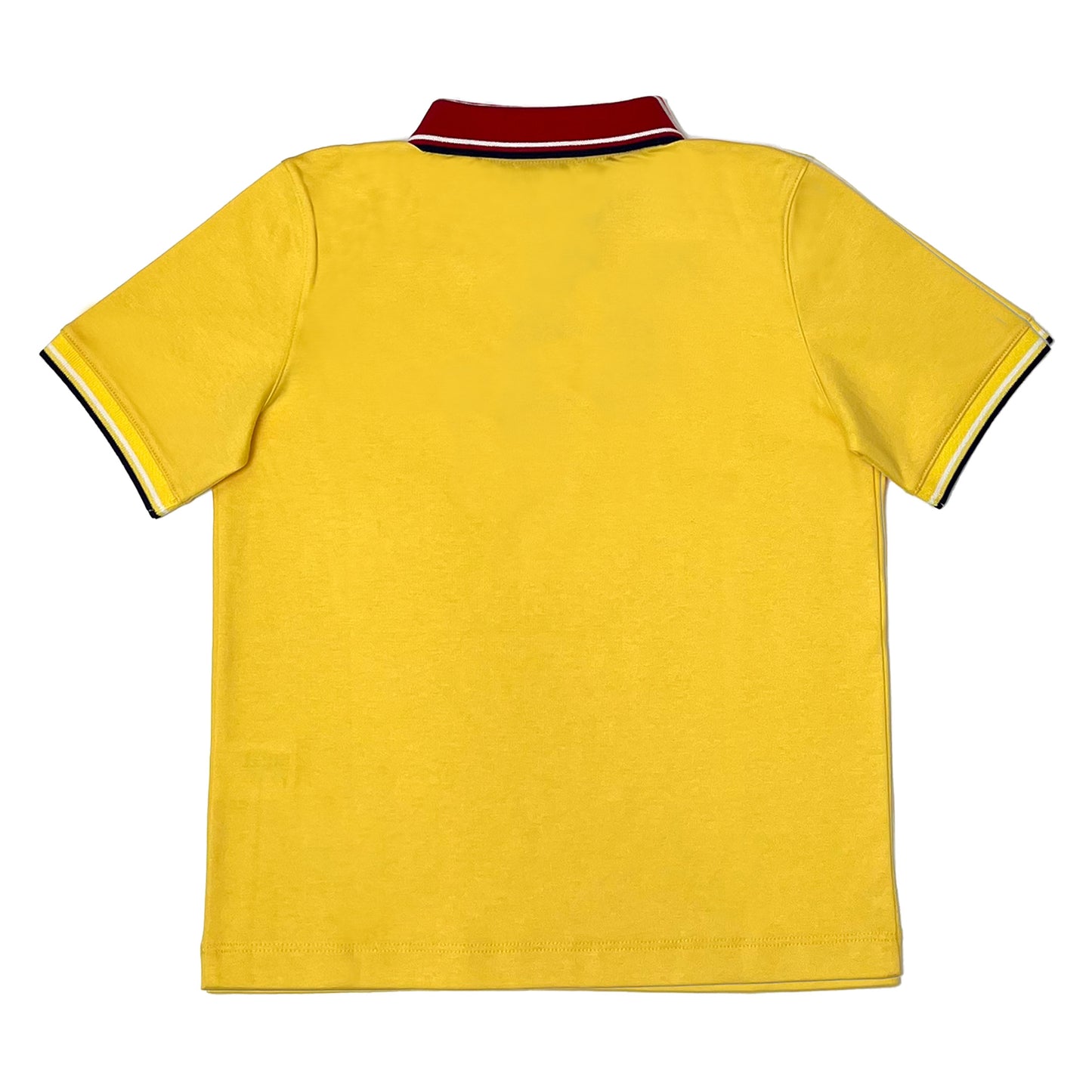 Boy's SS Flat Knit Tipping Collar Polo