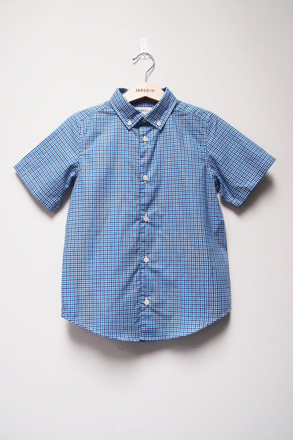 S/S Check Button Down Shirt