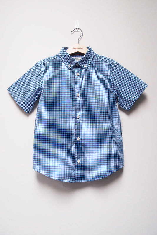 S/S Check Button Down Shirt