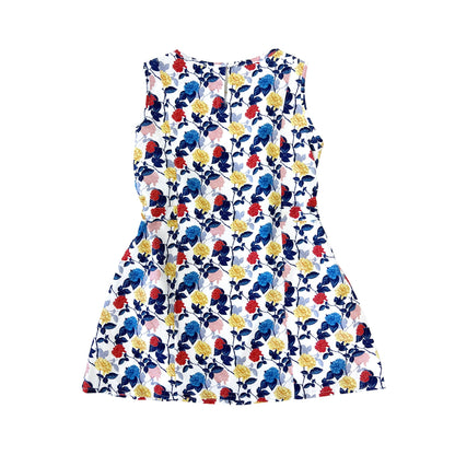 Girl's Floral Sleeveless Dress