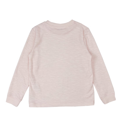 Girls LS Knit Crew Neck pullover with Unicorn printed