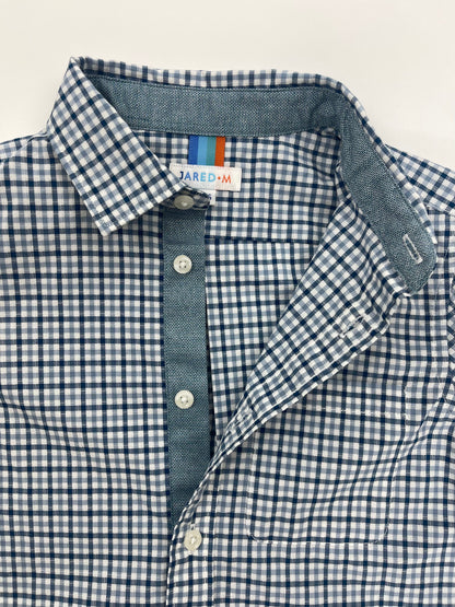 Boy's LS Spread Collar  Gingham Check Shirt