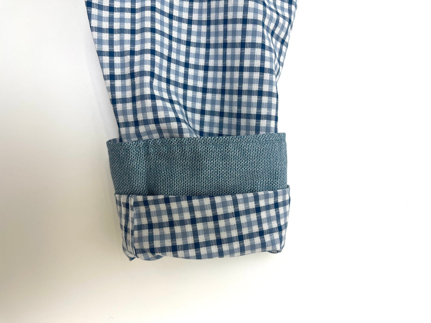 Boy's LS Spread Collar  Gingham Check Shirt