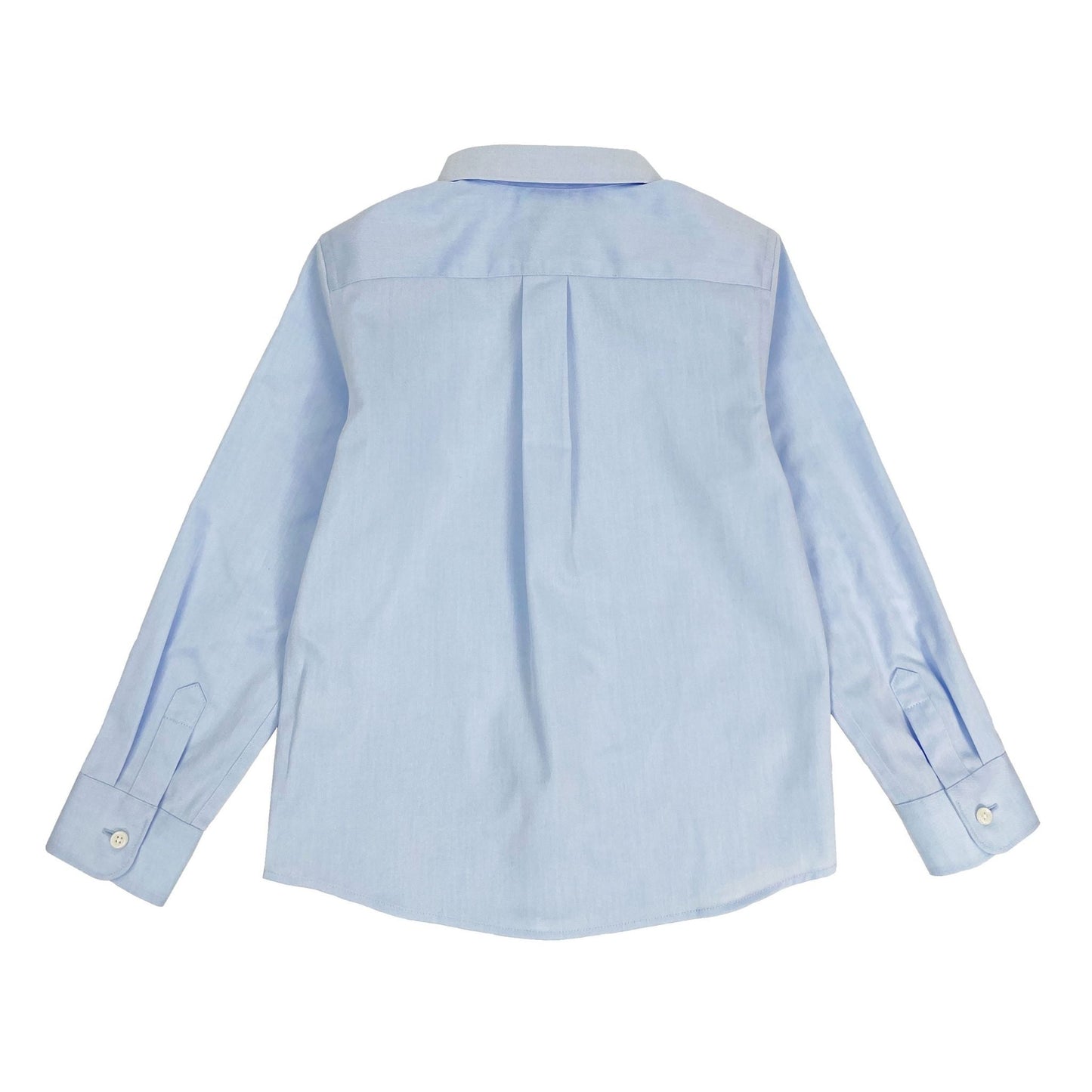 Boys NOS LS Spread Collar Basic Shirt - Solid