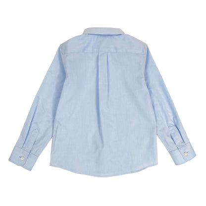 Boys NOS LS Spread Collar Basic Shirt - Solid