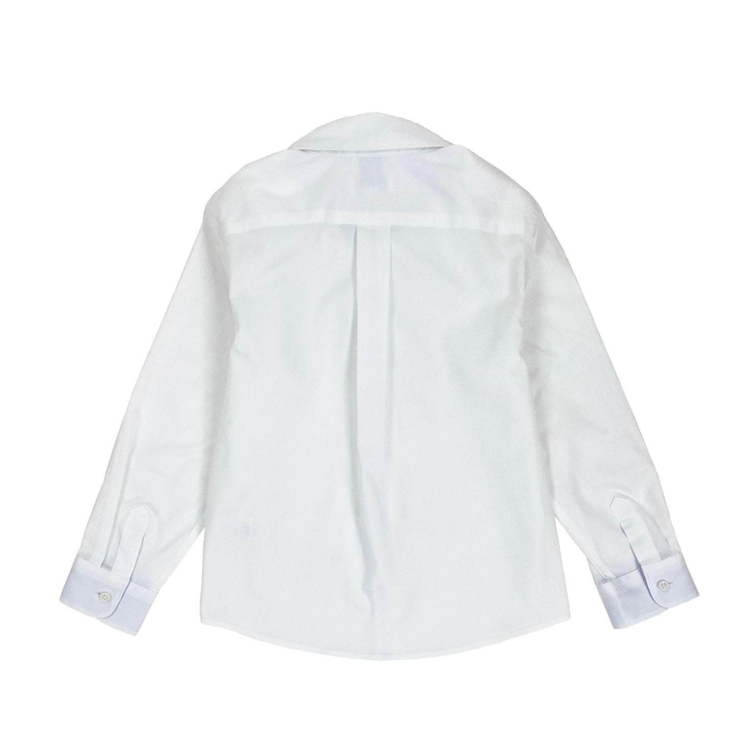 Boys NOS LS Spread Collar Basic Shirt - Solid