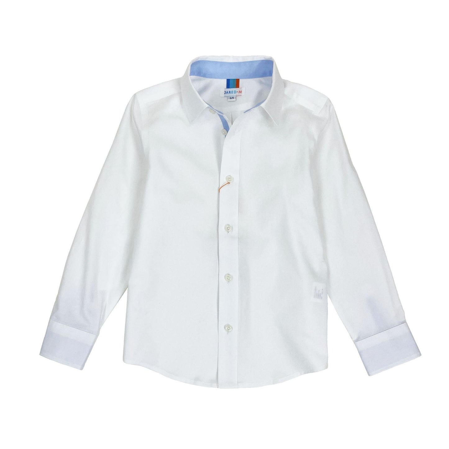 Boys NOS LS Spread Collar Basic Shirt - Solid