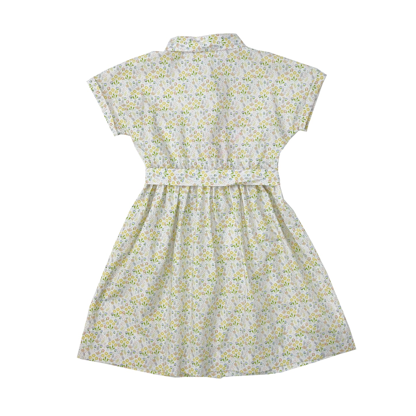 Girl's Floral Shirt Dress