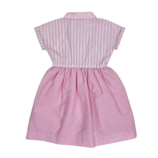 Girls Miranda Dress - Mixed Stripes