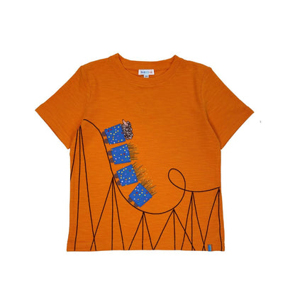 Boys SS Crew Neck Print Tee - Rollercoaster