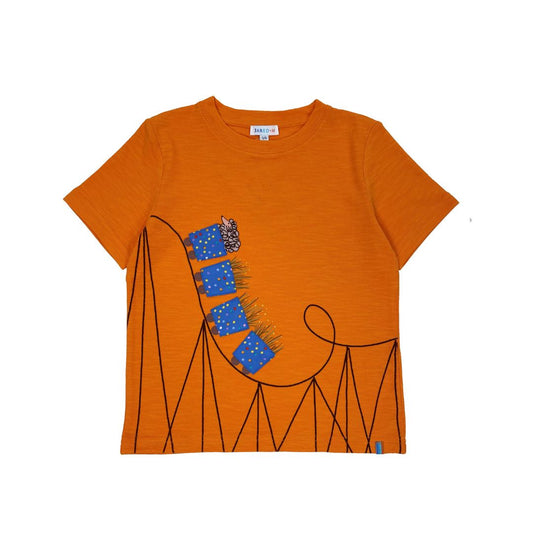 Boys SS Crew Neck Print Tee - Rollercoaster