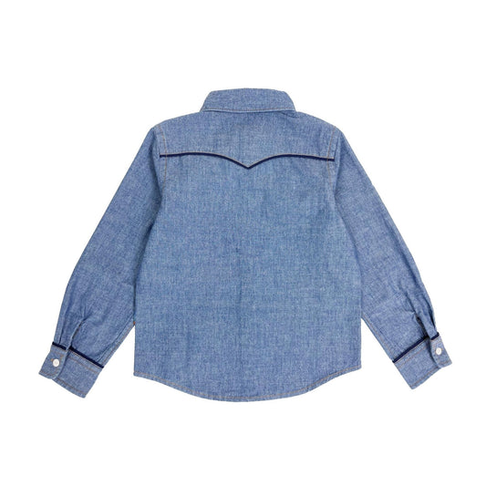 Boys LS Western Indigo Shirt