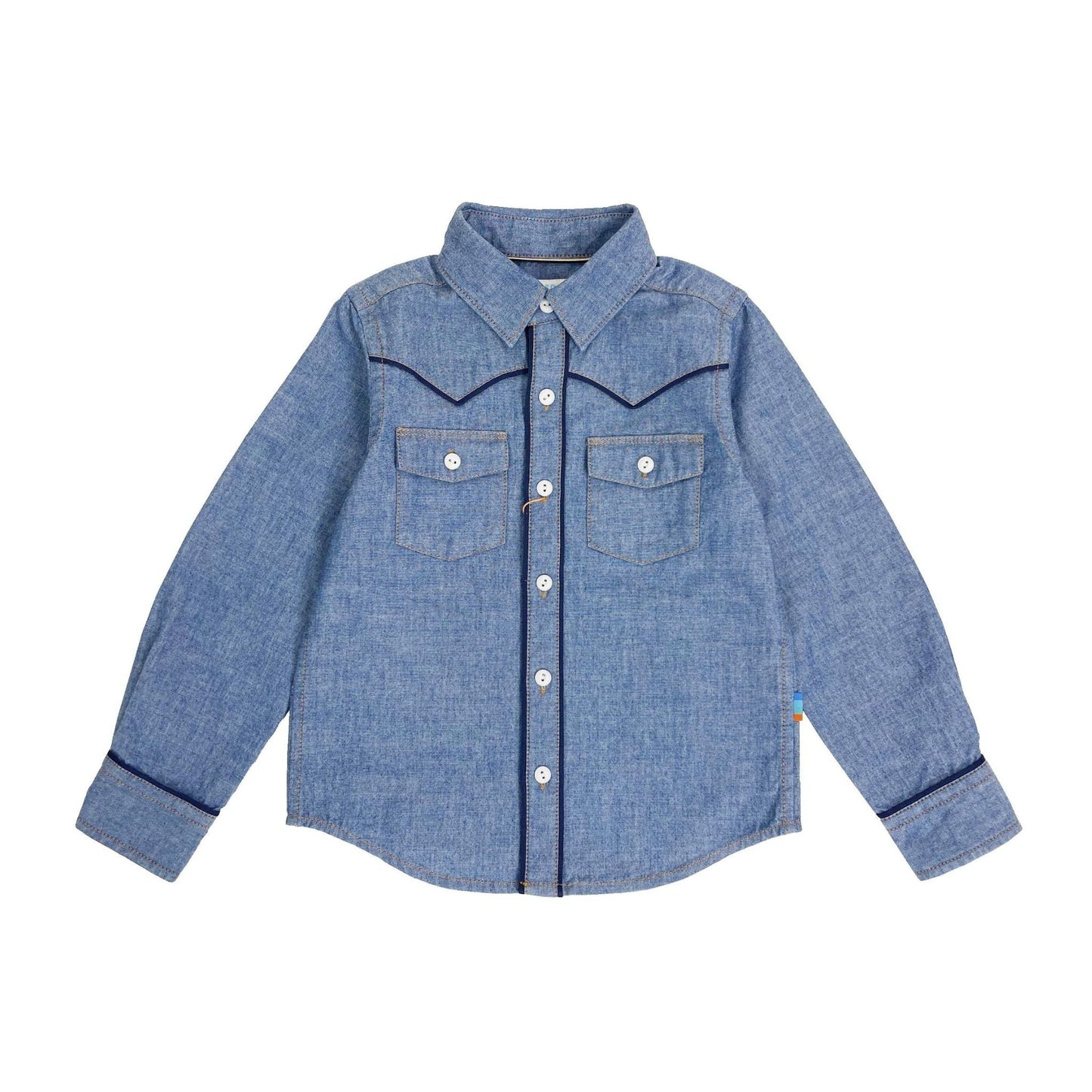 Boys LS Western Indigo Shirt