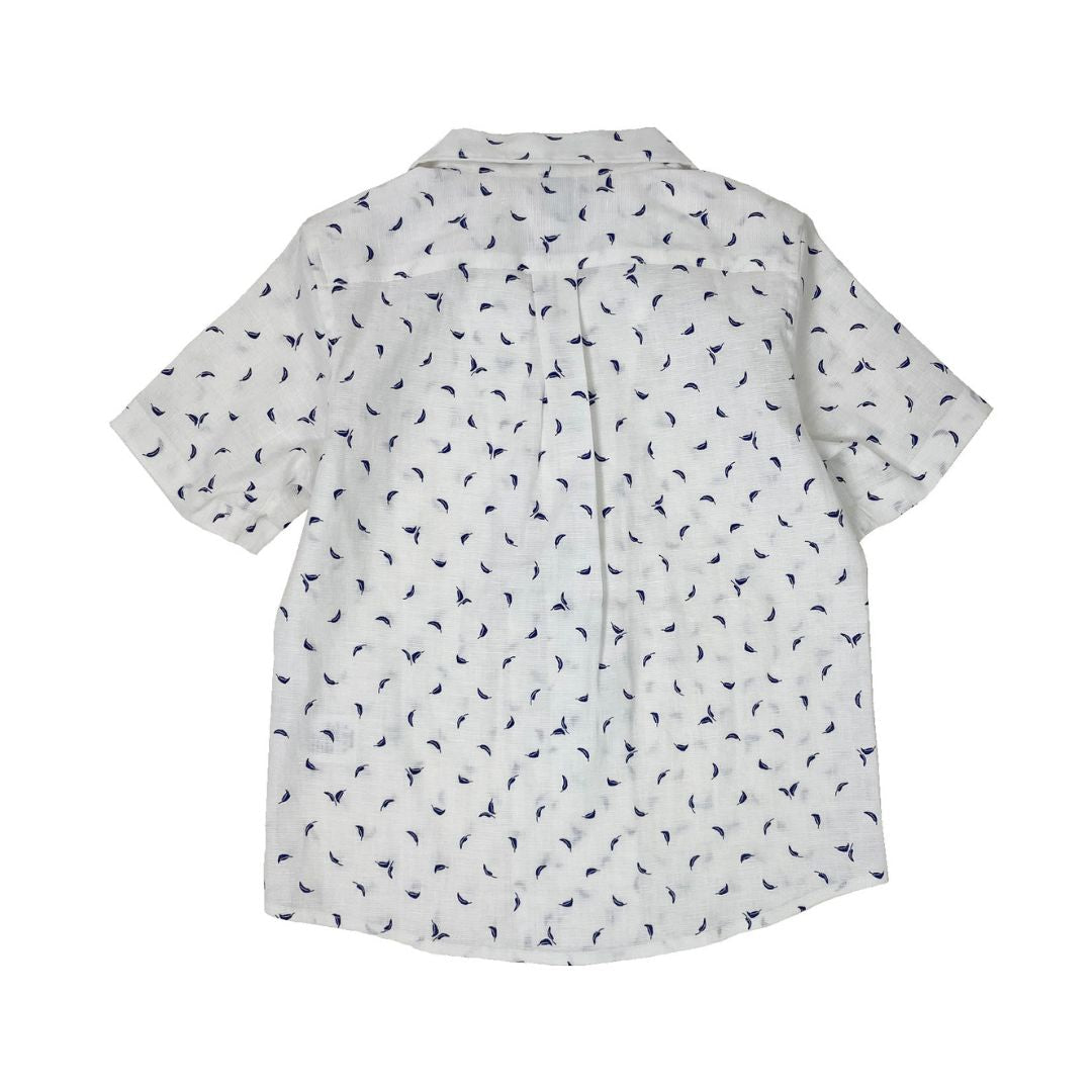 Boys SS Camp Shirt - Bluefern