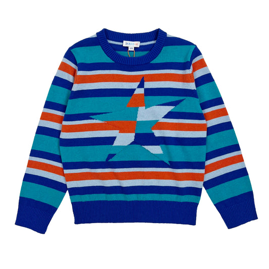 Boy's Intarsia Star Sweater