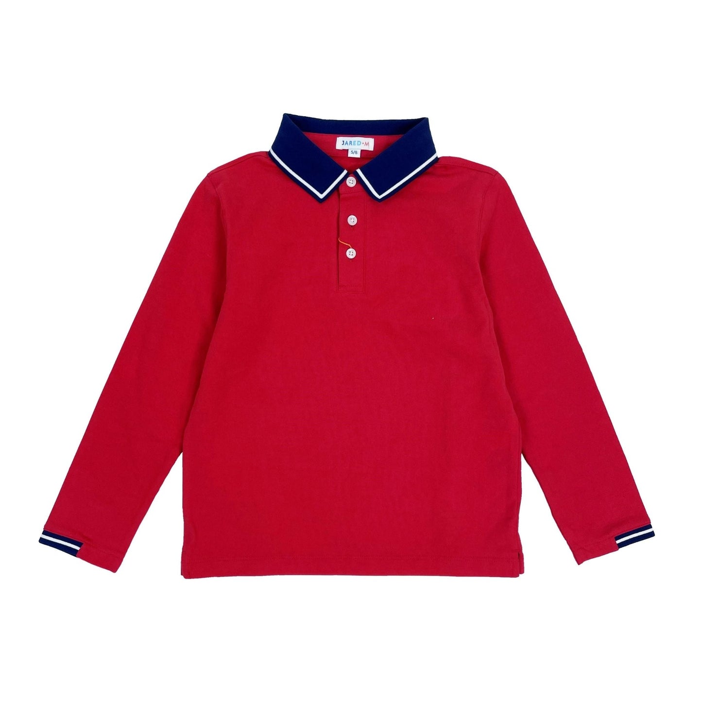 Boy's  LS Flat Knit  Polo