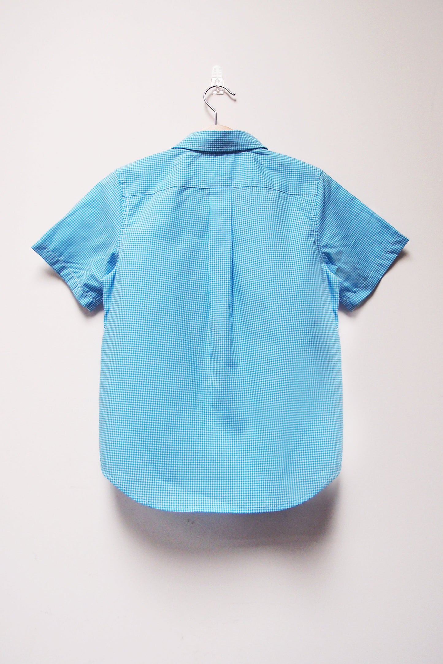 S/S Gingham Shirt - Blue