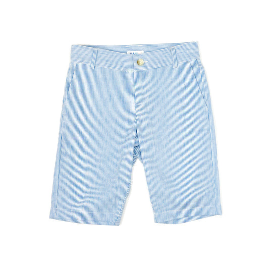 Boy's Basic Woven Stripe Shorts