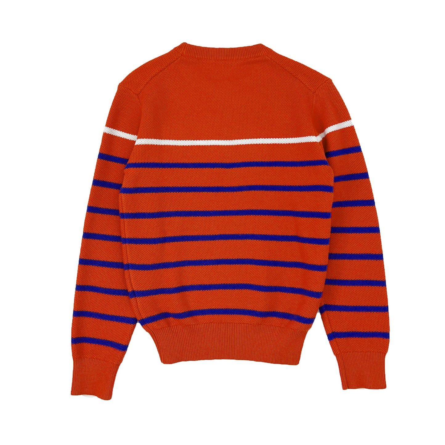 Boy's cotton color contrast stripe Sweater
