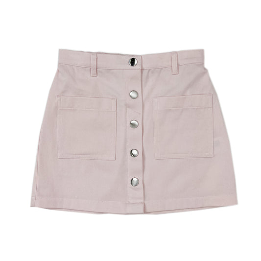 Girl's Twill Front button Skirt