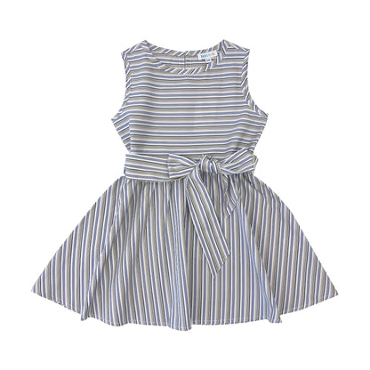 Girl's Stripe Sleeveless Dress