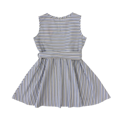 Girl's Stripe Sleeveless Dress